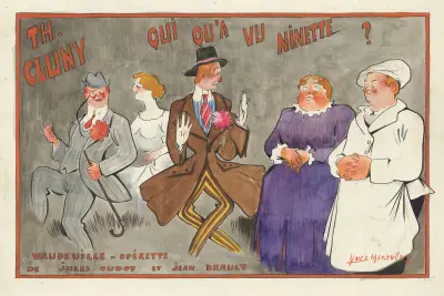 Qui qu’a vu Ninette av Yves Marevéry