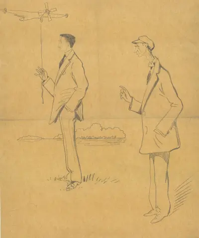 Robert Esnault-Pelterie et Wilbur Wright av Yves Marevéry