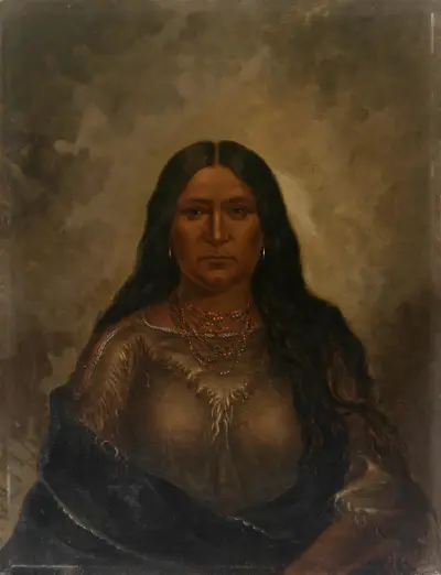 Chan-ku-wash-te-mine (Good Road Woman) av Antonio Zeno Shindler
