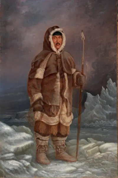 Eskimo Man av Antonio Zeno Shindler