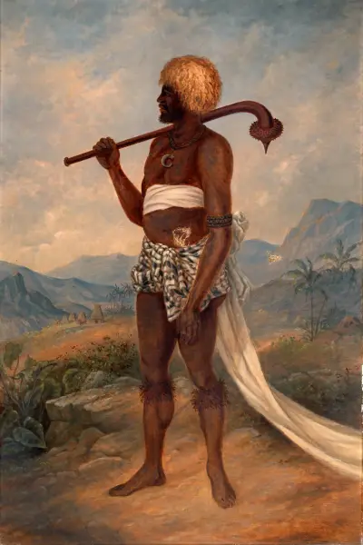 Fijian Man av Antonio Zeno Shindler