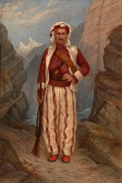 Kurd Man av Antonio Zeno Shindler