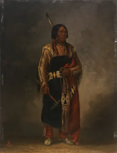 Mak-phe-ah-luta (Red Cloud) av Antonio Zeno Shindler