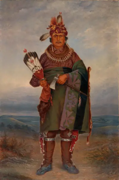 Sac and Fox Indian av Antonio Zeno Shindler
