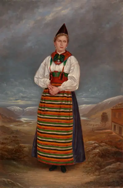 Swedish Lady av Antonio Zeno Shindler