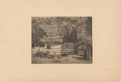 A Hut from Łowicz av Zofia Stankiewicz