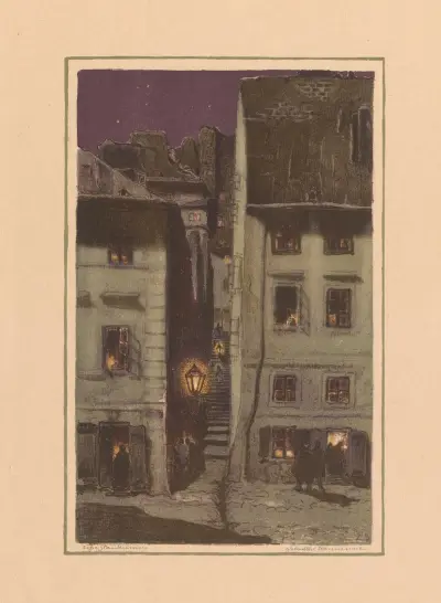Stone Steps in the Old Town av Zofia Stankiewicz