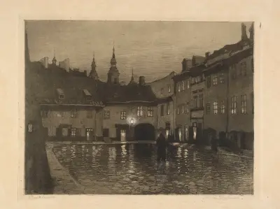 Szeroki Dunaj Street av Zofia Stankiewicz