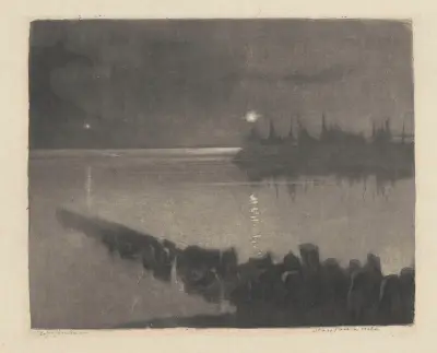The Old Port in Hel, 1925 – nr 1 av Zofia Stankiewicz