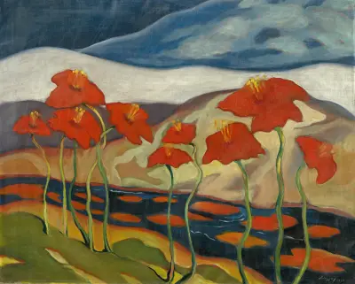 Landscape with Flowers (Nirvana) av Zolo Palugyay