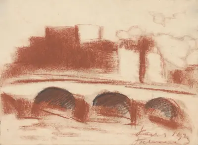 Motiv från Paris av Zolo Palugyay