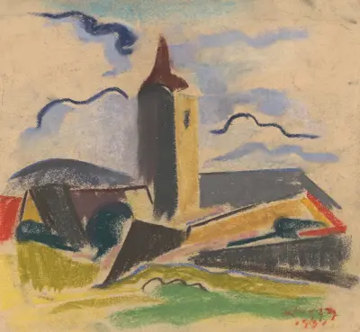 Village Church av Zolo Palugyay