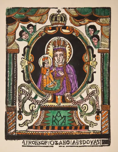 Our Lady of Różanystok av Zygmunt Łazarski