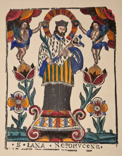 Saint John Nepomucene av Zygmunt Łazarski