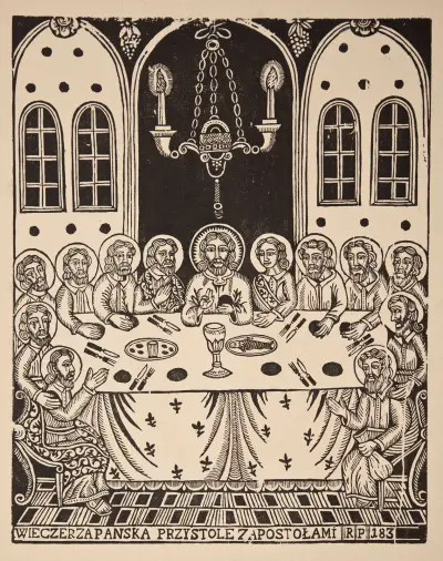 The Last Supper av Zygmunt Łazarski