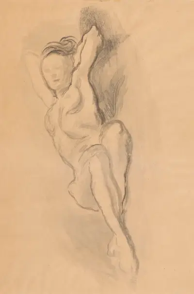 Lying nude av Zygmunt Waliszewski