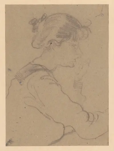 Portrait of N.V.Poroshina, a pupil of N.Sklifosovsky’s school von Zygmunt Waliszewski