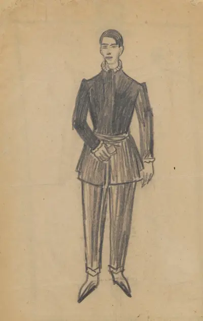 Self-portrait in a Spanish costume von Zygmunt Waliszewski