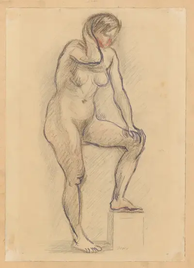 Standing nude von Zygmunt Waliszewski