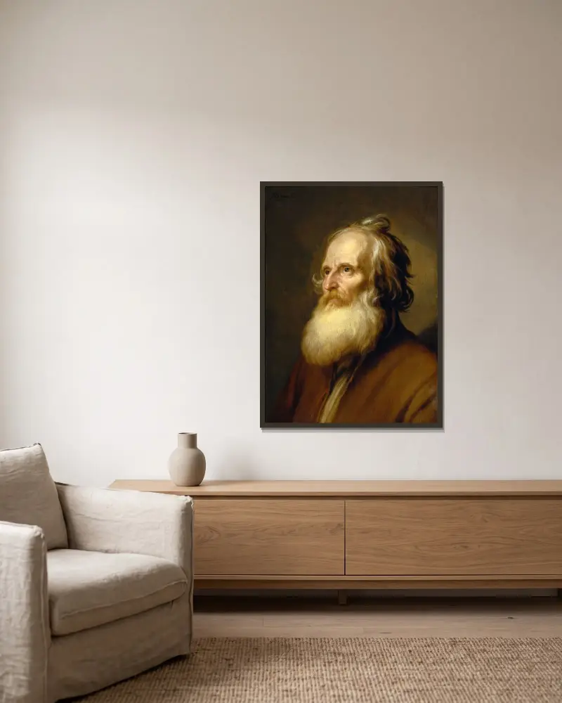 Starzec, Abraham Bloemaert w ramie na ścianie