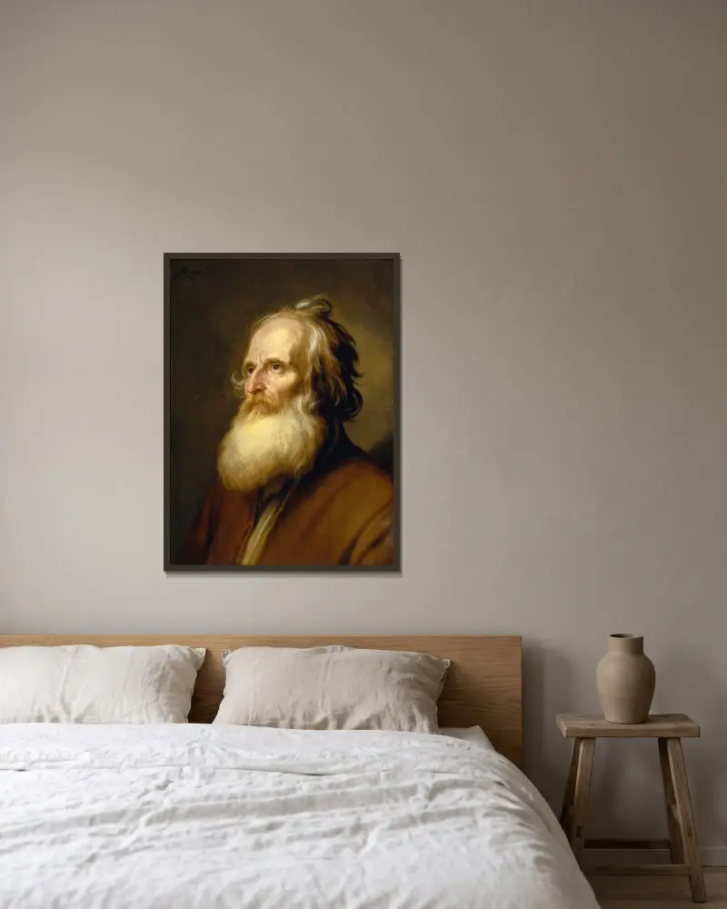 Starzec, Abraham Bloemaert w ramie na ścianie