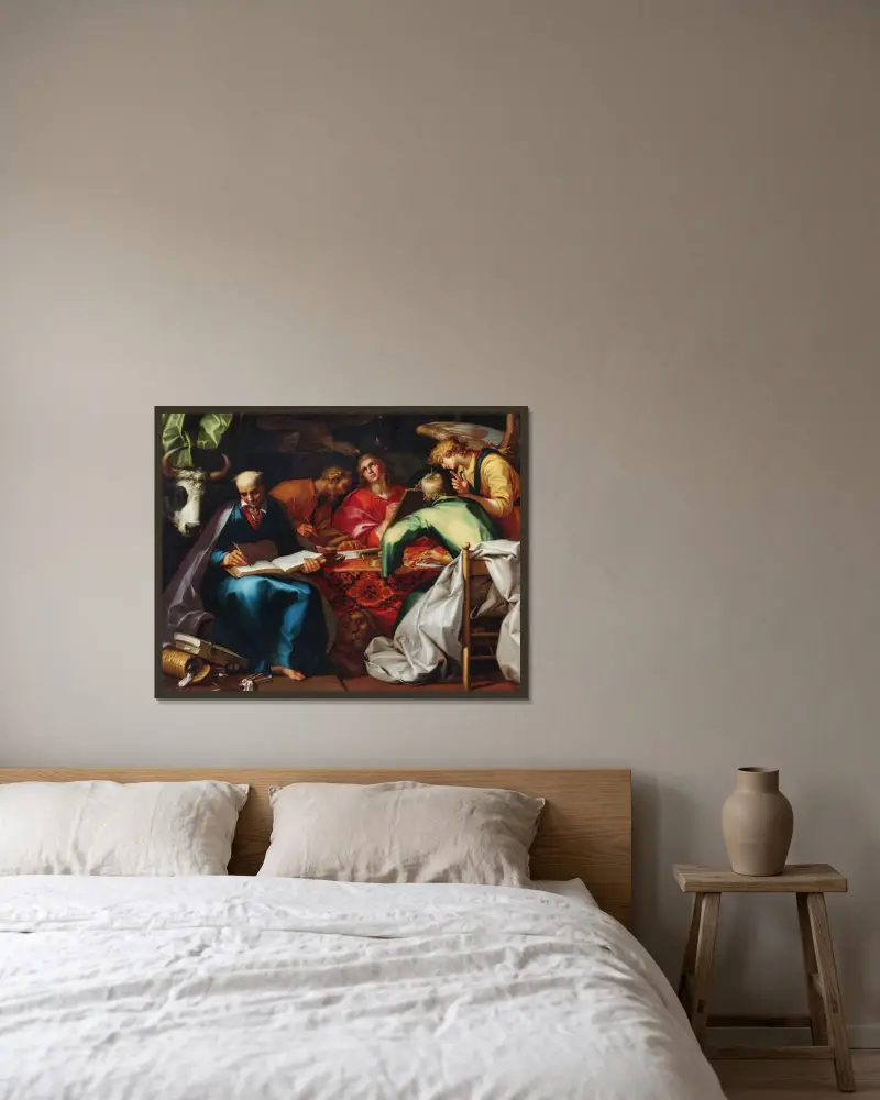 Czterej Ewangeliści, Abraham Bloemaert w ramie na ścianie