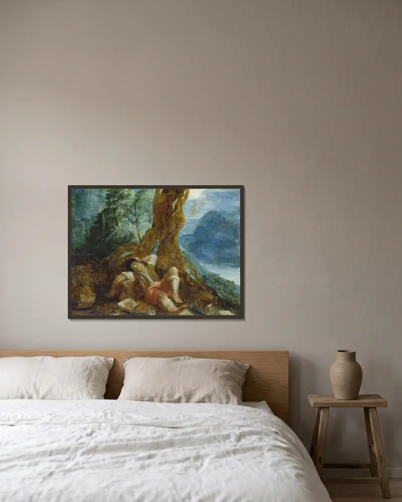 Jakobův sen, Adam Elsheimer v rámu na stěně