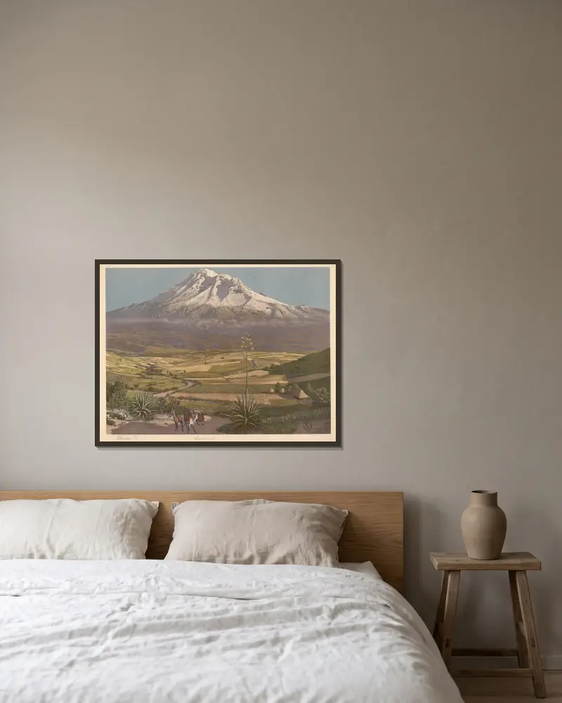 Chimborosso von Adolf Lehmann gerahmt an einer Wand