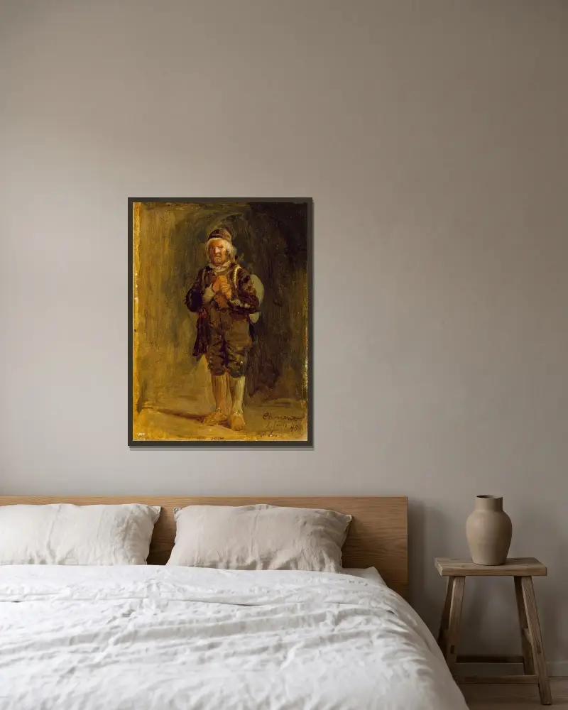 Clement Ringnæs z Sigdal, Adolph Tidemand w ramie na ścianie