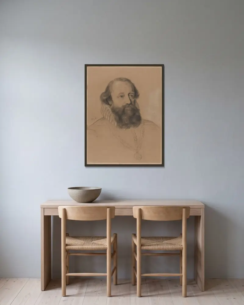 Jens Juel, Adolph Tidemand w ramie na ścianie