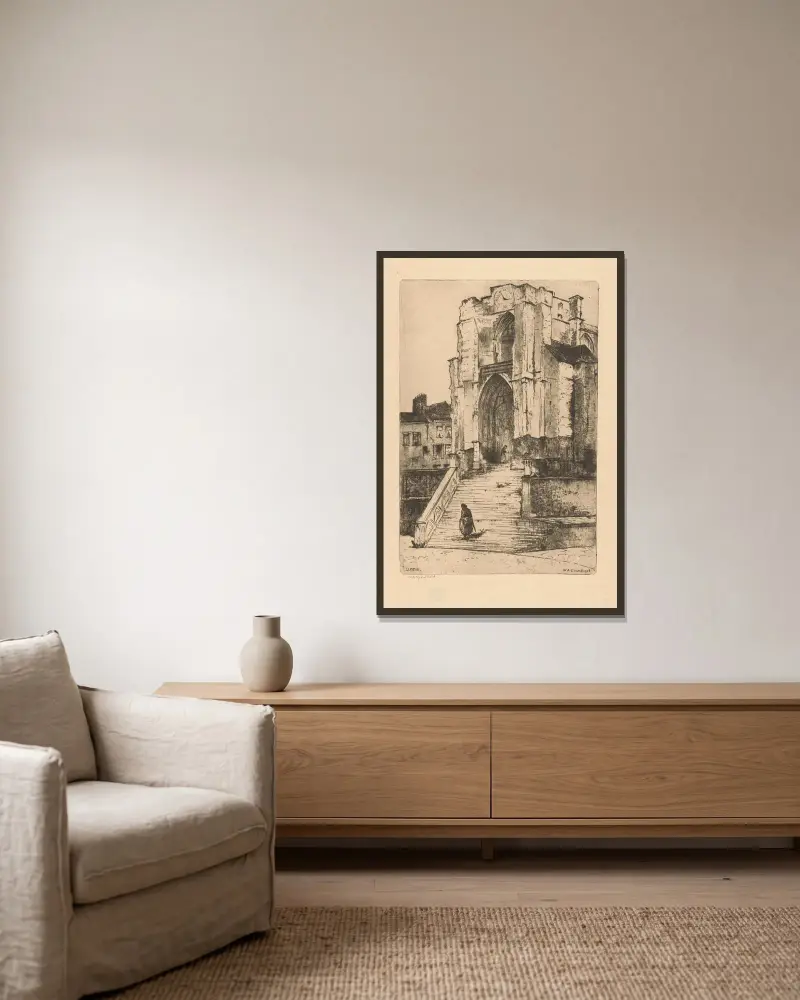 Lisieux von Willem Adrianus Grondhout gerahmt an einer Wand