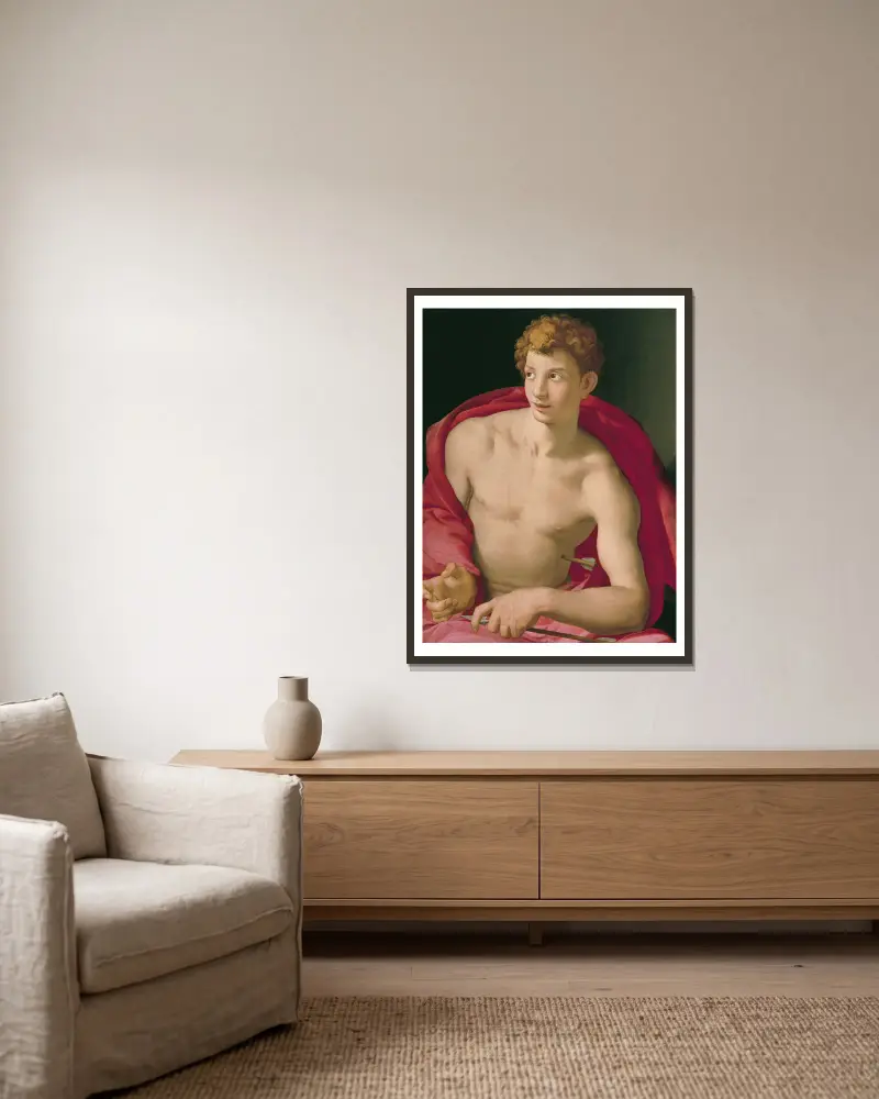 Svatý Šebestián, Agnolo Bronzino v rámu na stěně