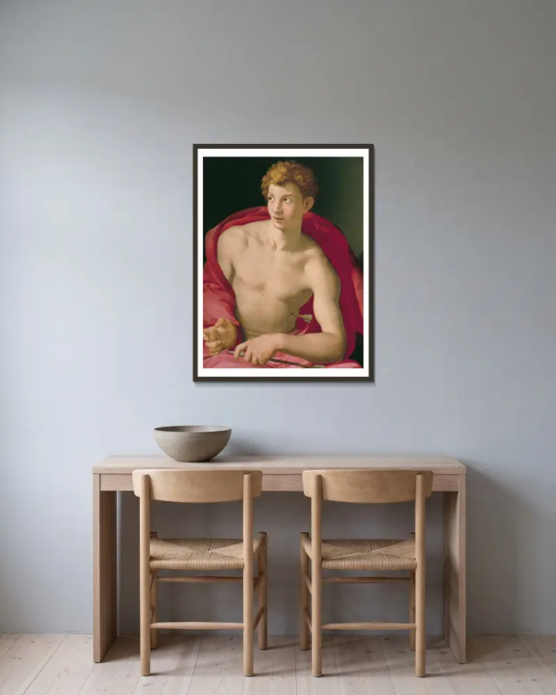 Svatý Šebestián, Agnolo Bronzino v rámu na stěně