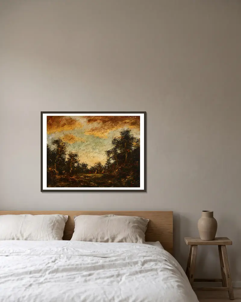 Ranní světlo, Ralph Albert Blakelock v rámu na stěně
