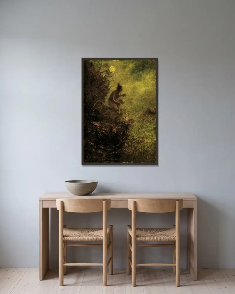 Signalbålet, Ralph Albert Blakelock v rámu na stěně