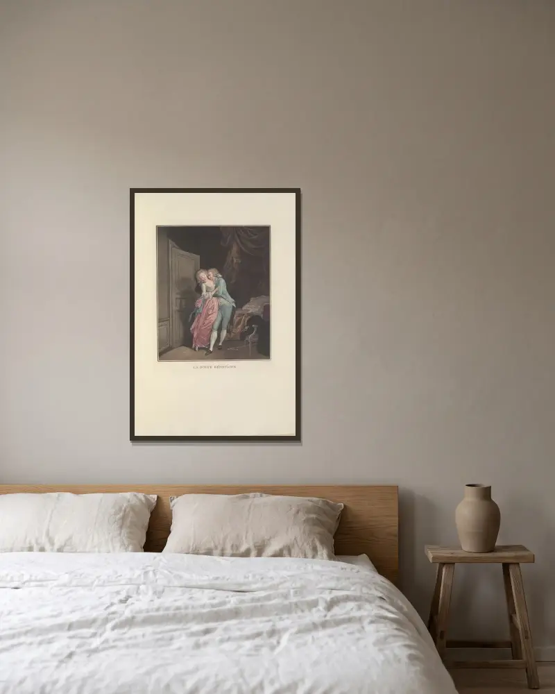 Det ljuva motståndet av Albert Christophle inramad på en vägg