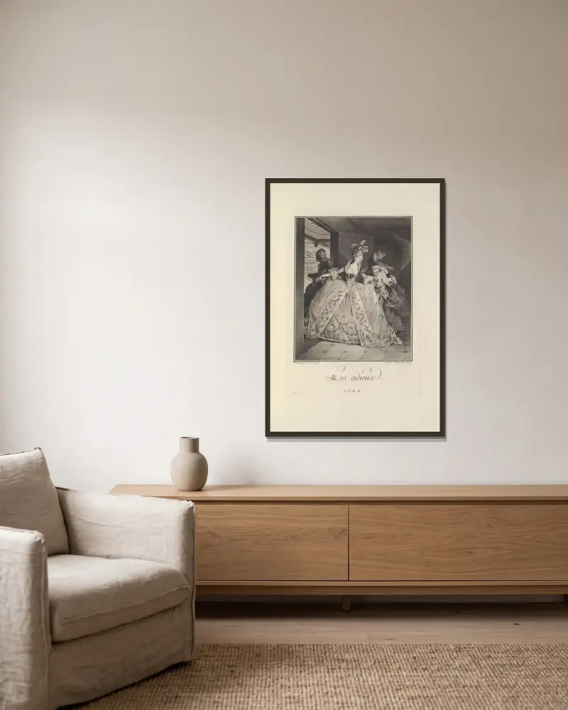 Der Abschied von Albert Christophle gerahmt an einer Wand