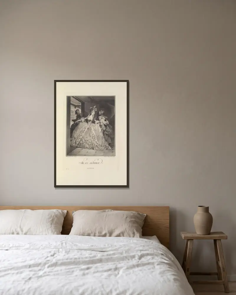 Der Abschied von Albert Christophle gerahmt an einer Wand