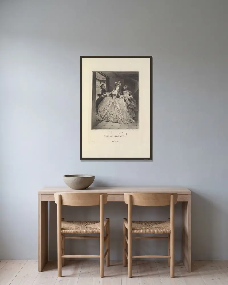 Der Abschied von Albert Christophle gerahmt an einer Wand