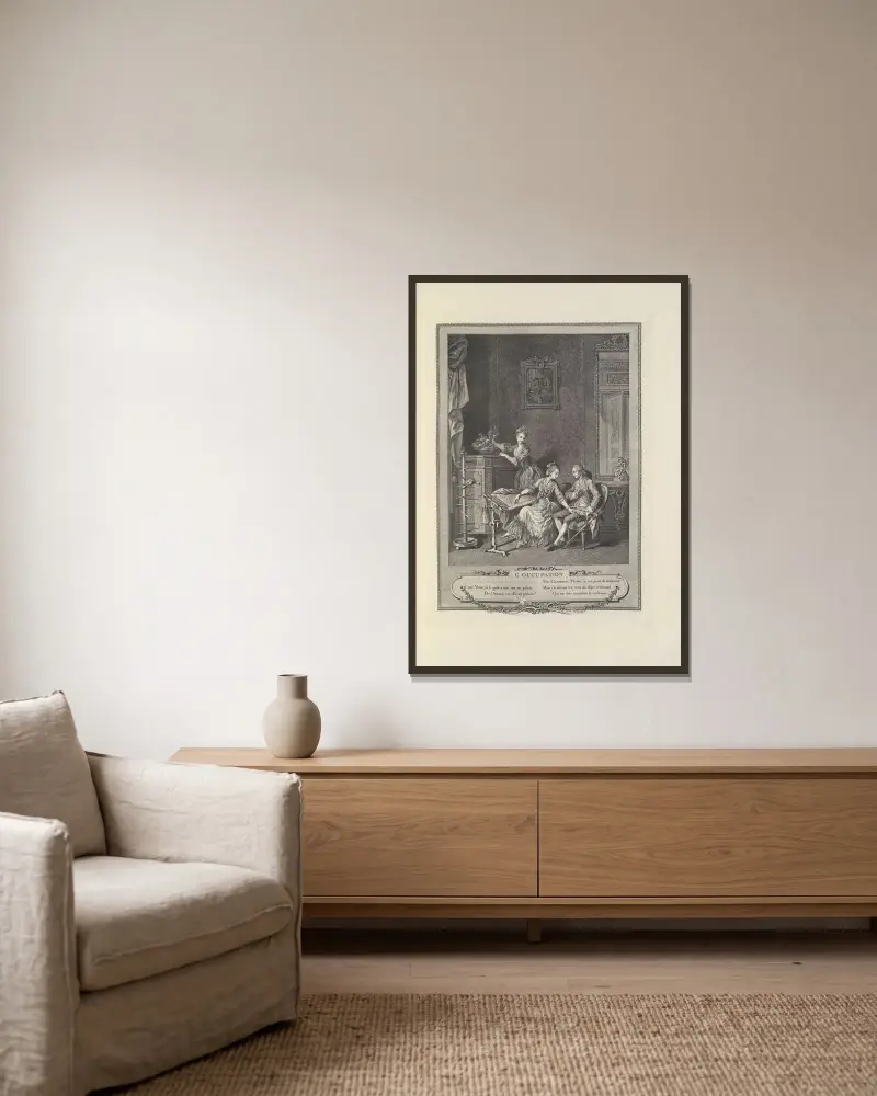Die Besetzung von Albert Christophle gerahmt an einer Wand