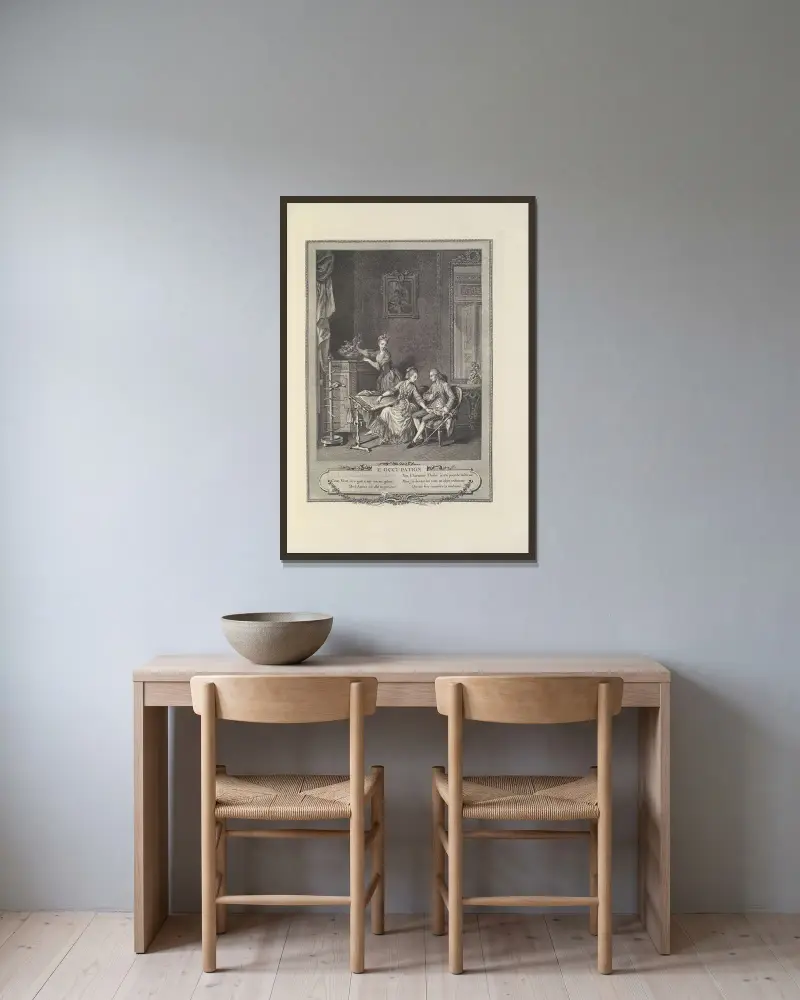 Die Besetzung von Albert Christophle gerahmt an einer Wand