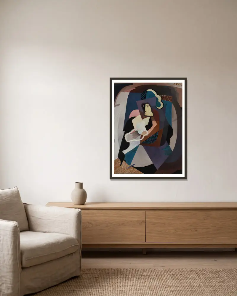 Konstrukce, Albert Gleizes v rámu na stěně