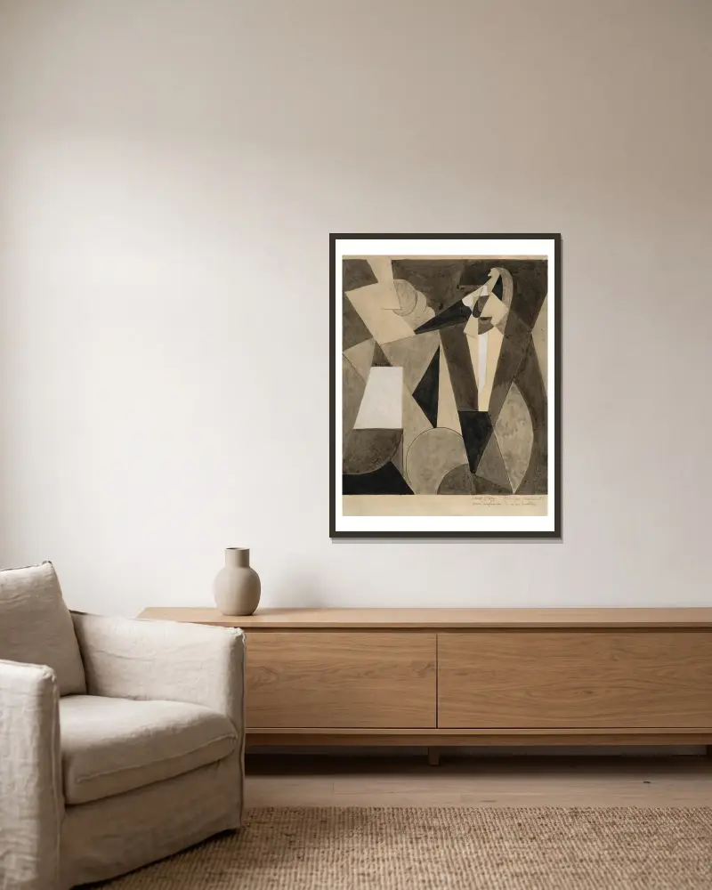Igor Stravinsky, Albert Gleizes v rámu na stěně