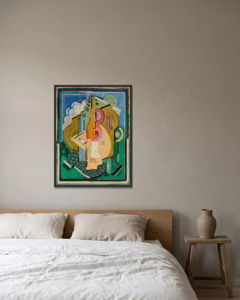 Sans titre av Albert Gleizes inramad på en vägg