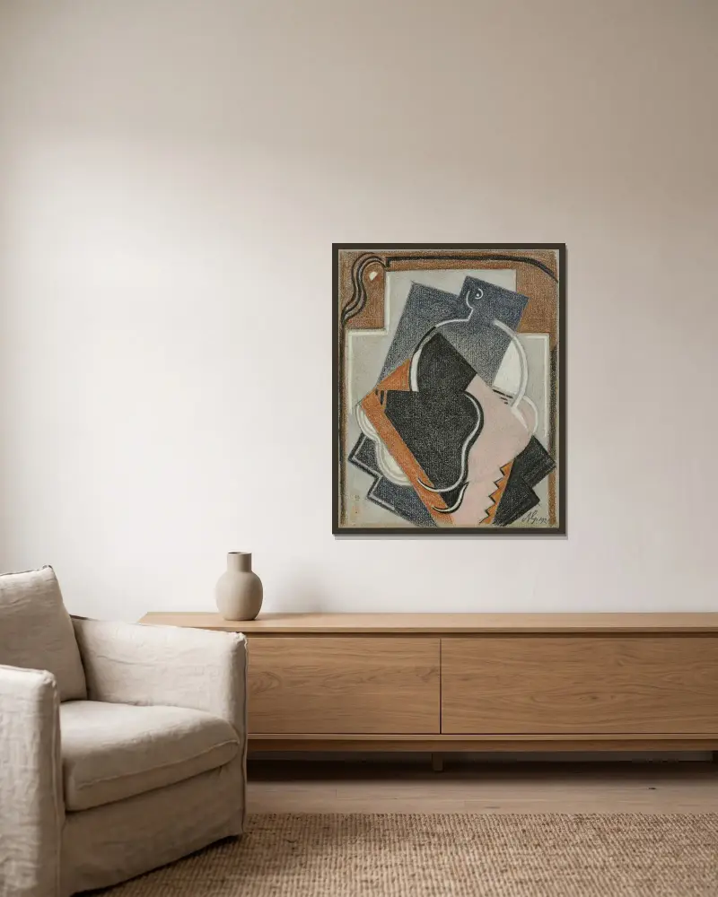 Untitled av Albert Gleizes inramad på en vägg