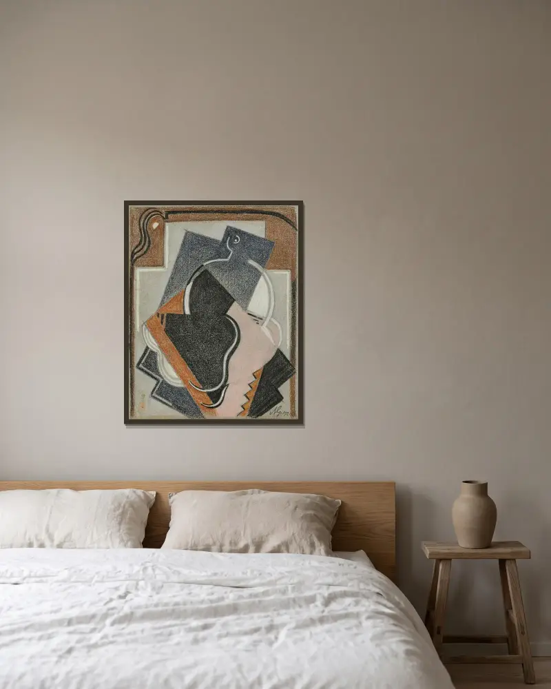 Untitled av Albert Gleizes inramad på en vägg