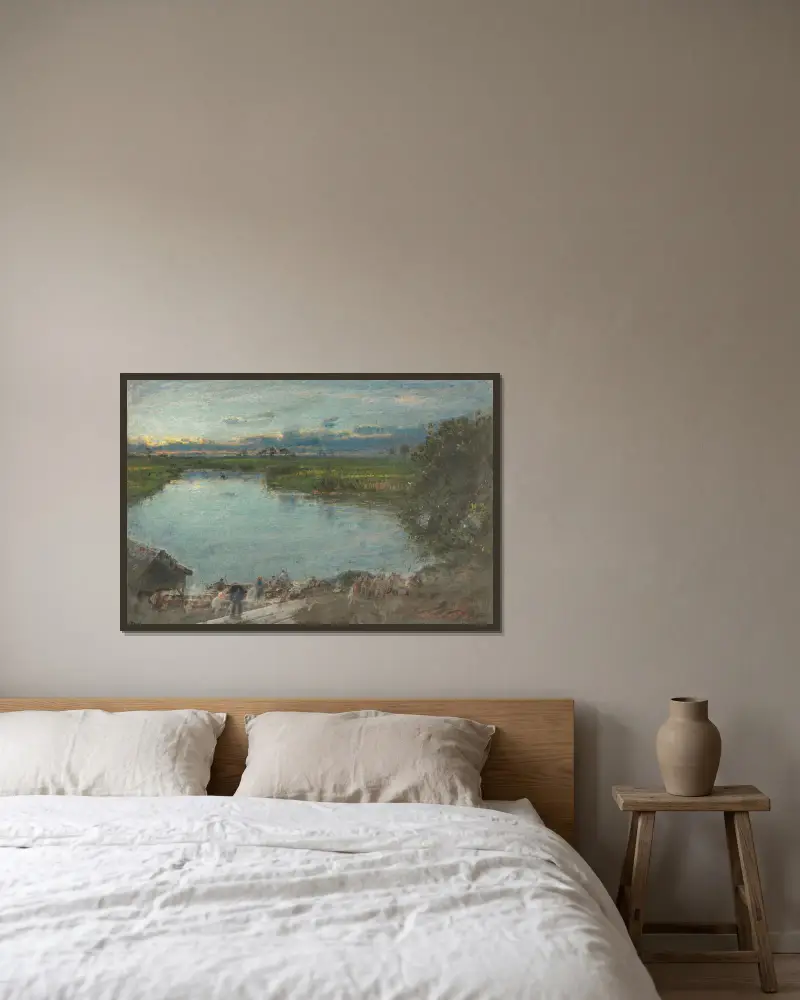 Demerara, Guyana von Albert Goodwin gerahmt an einer Wand