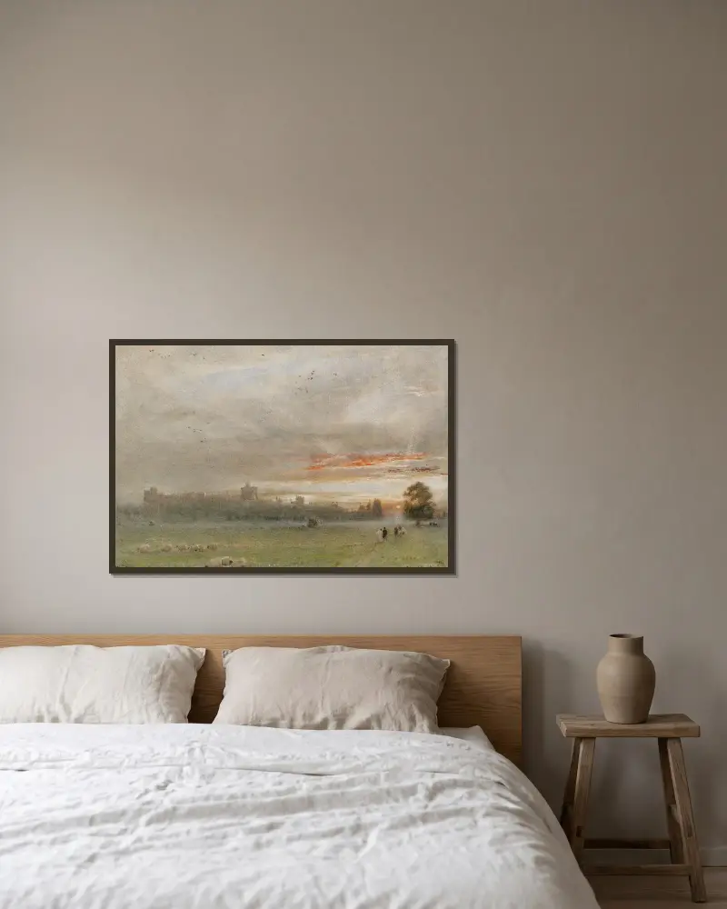 Zamek Windsor, Albert Goodwin w ramie na ścianie