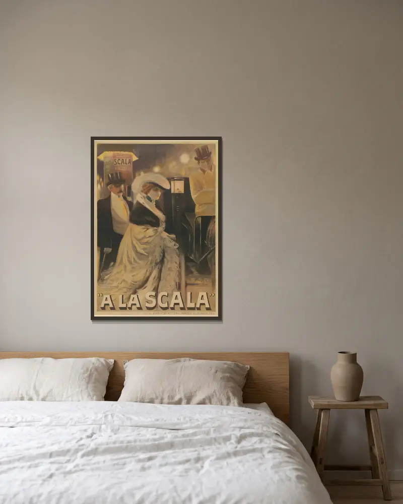 A la Scala, Albert Guillaume w ramie na ścianie