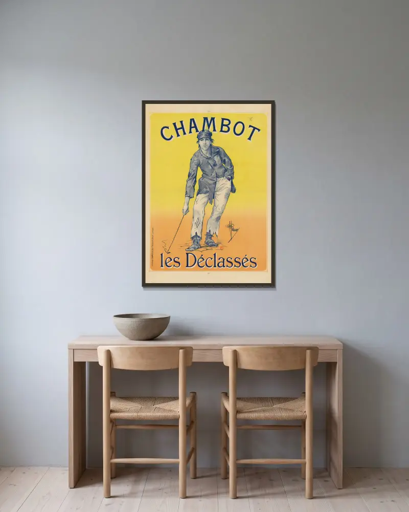Chambot. Les déclassés, Albert Guillaume v rámu na stěně
